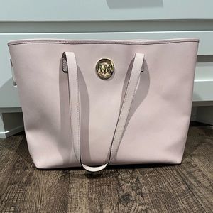 Micheal kors blush pink tote